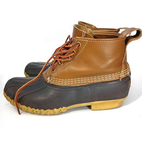 LL Bean Duck Boots Maine Bean Boots Made in USA Women's 9M Waterproof Outdoors - Picture 2 of 9